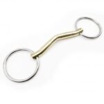 Frans saldaus aukso su laisvais žiedais žąslai