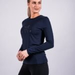 "Fager FIA" marškinėliai ilgomis rankovėmis navy spalvos