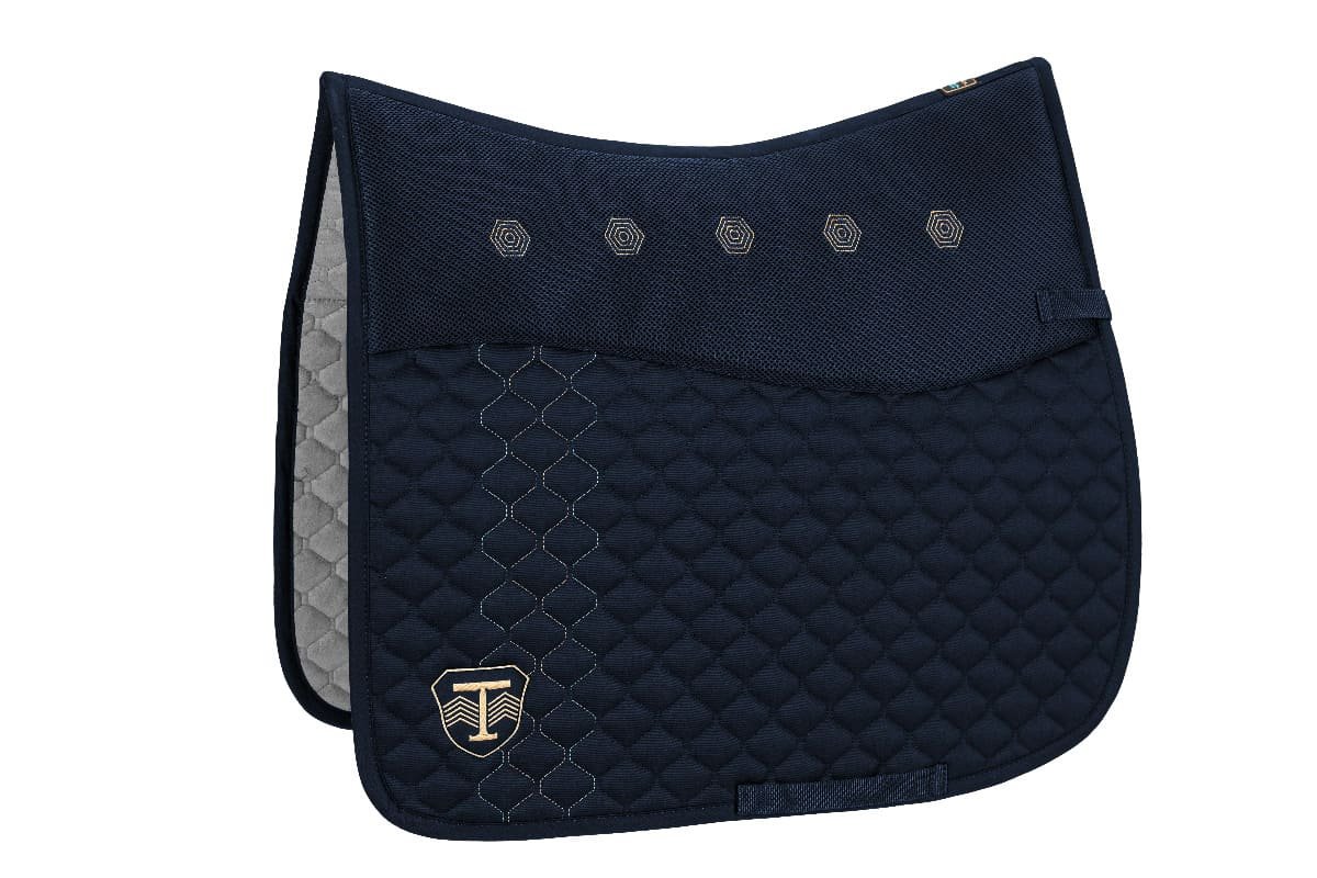 TORPOL_Magnetic_Classic_Dressage_Saddle_Pad_navy_right_side TORPOL " MAGNETIC" pobalnis su magnetais - Image 1
