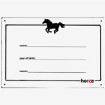 Žirgų informacinė lentelė