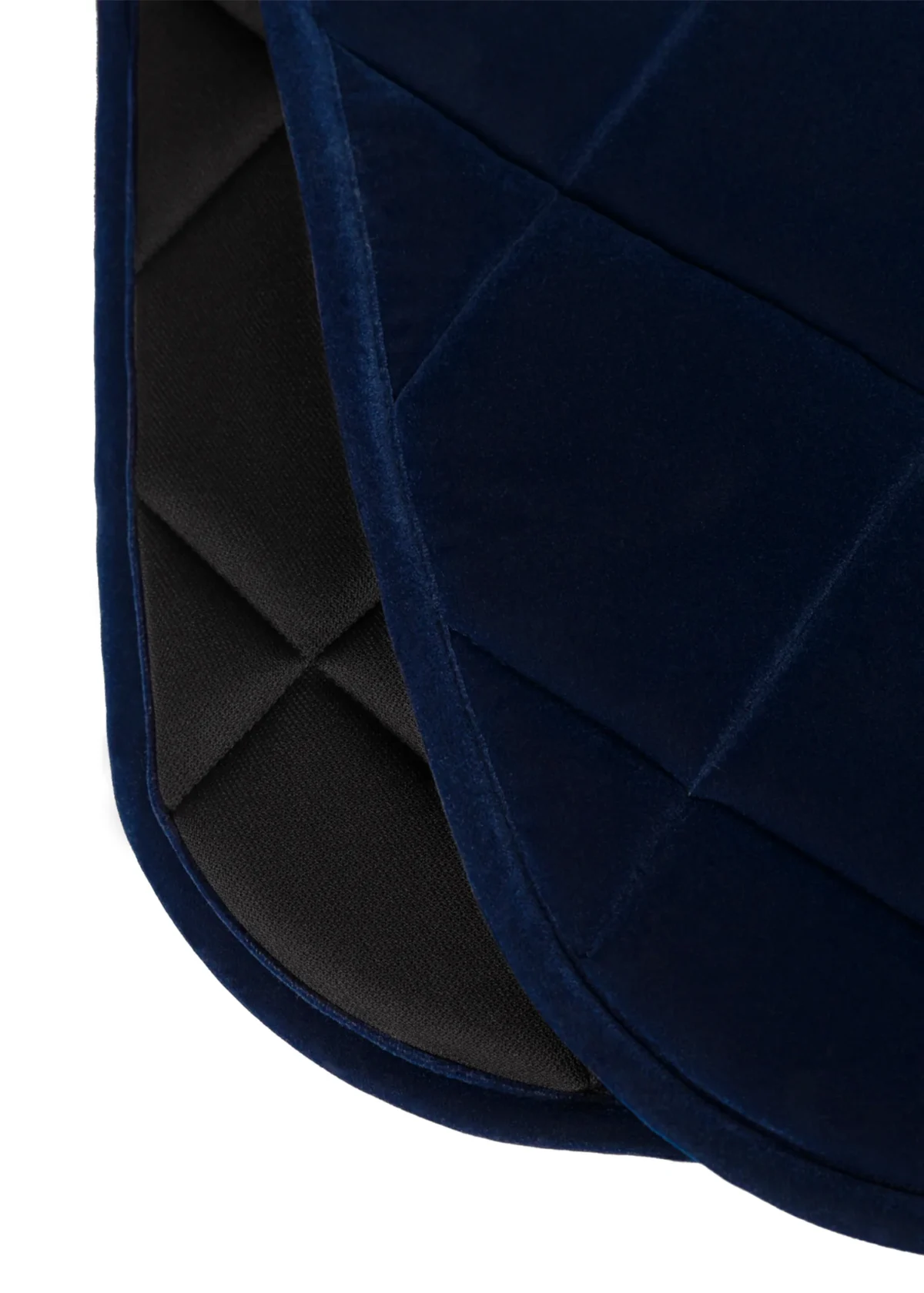 MAXIMILIAN " VELVET JUMPING SADDLE PAD SAPPHIRE " pobalnis - Image 3