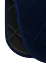 MAXIMILIAN " VELVET JUMPING SADDLE PAD SAPPHIRE " pobalnis - Image 3