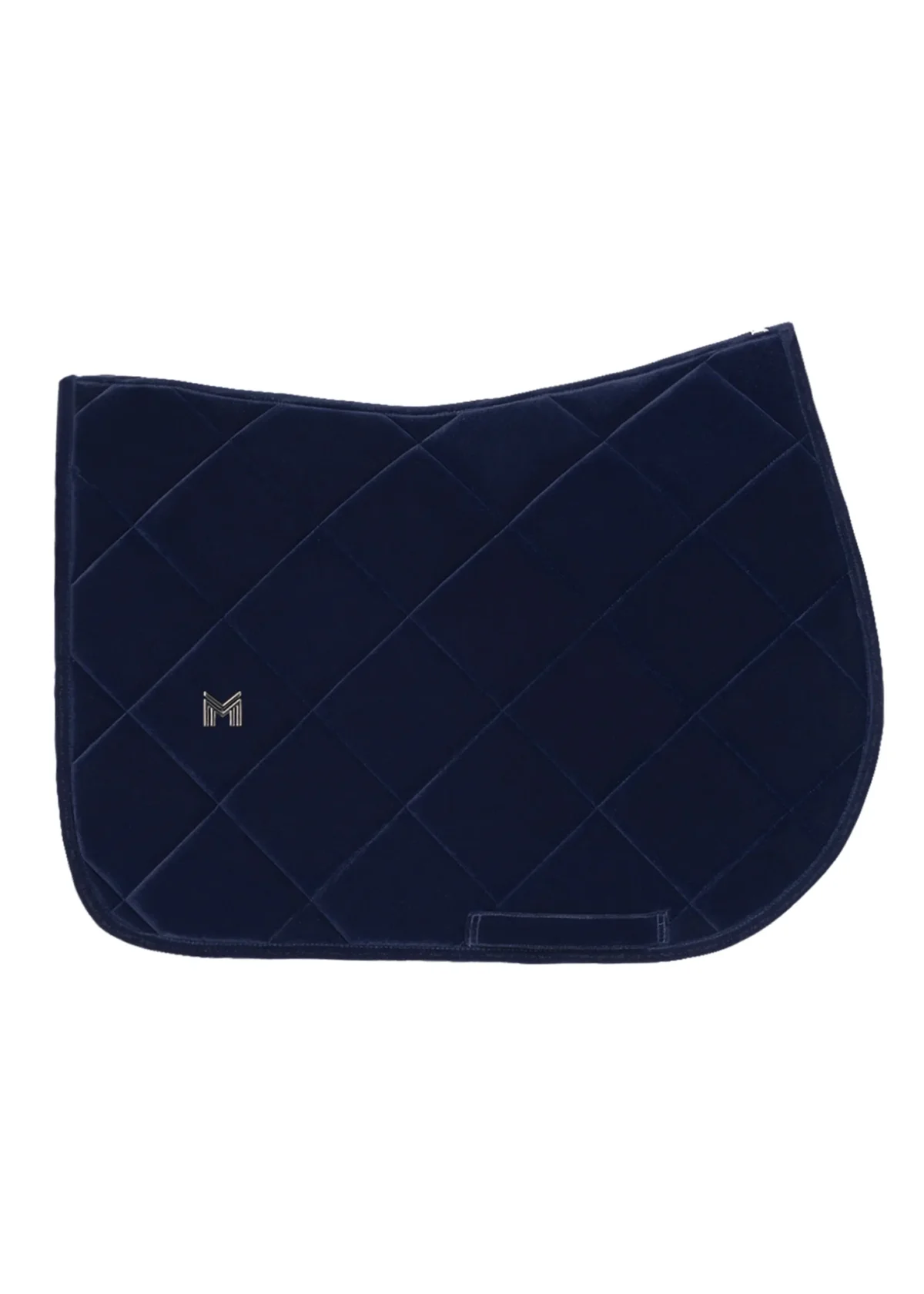 MAXIMILIAN " VELVET JUMPING SADDLE PAD SAPPHIRE " pobalnis - Image 2