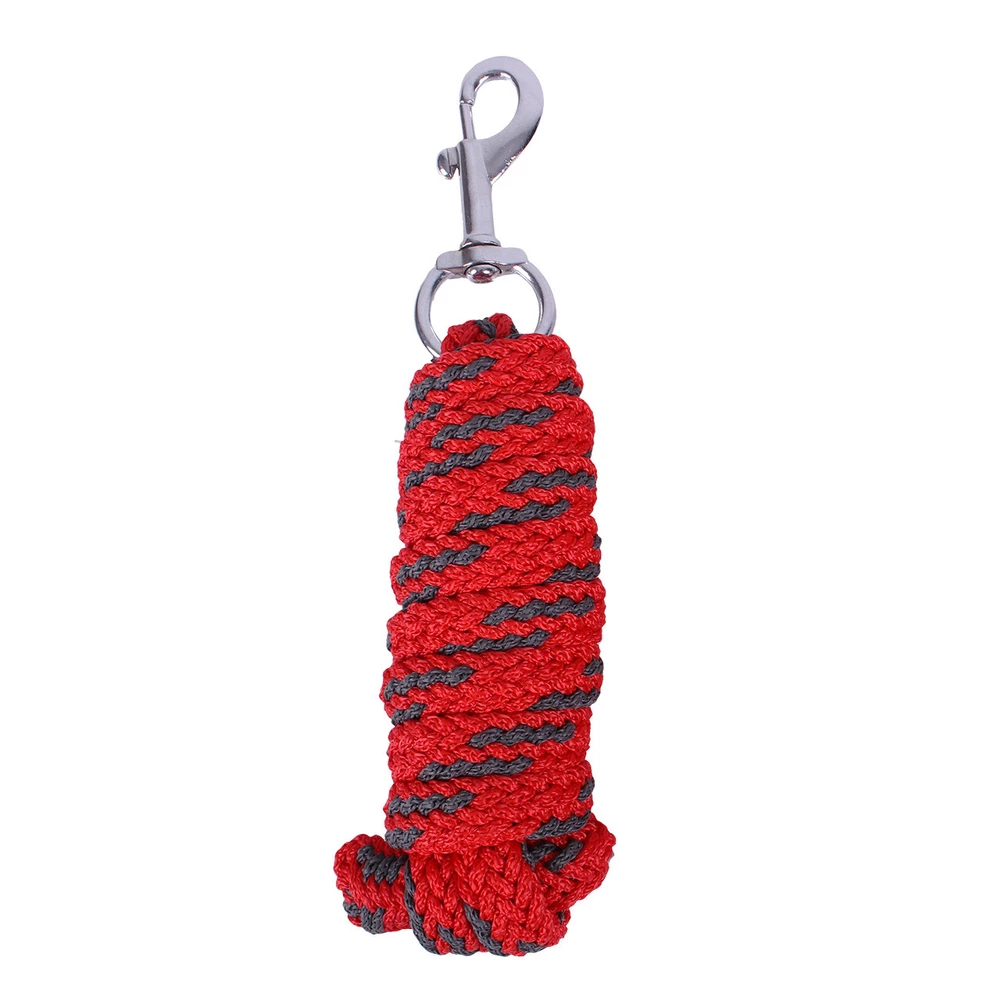 Lead-Rope-Color-Bright-Red QHP " COLOR " vedimo virvė - Image 8