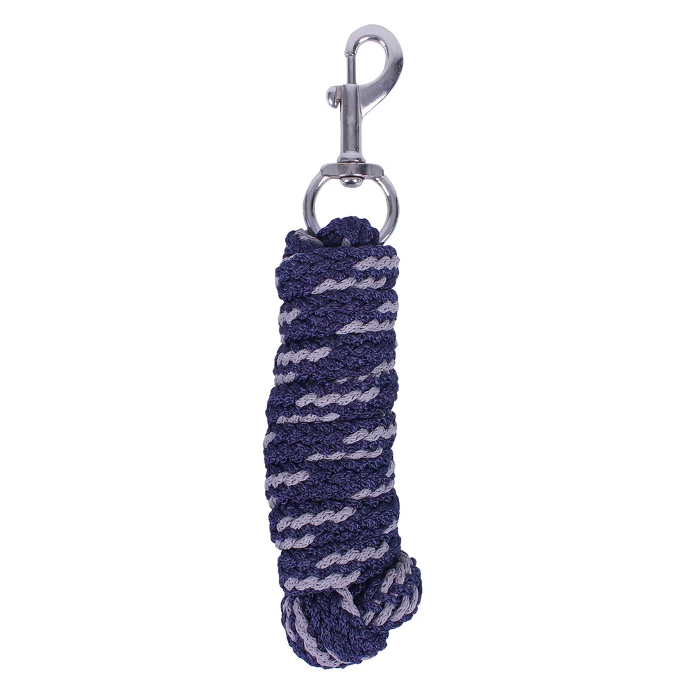 Lead-Rope-Color-Navy QHP " COLOR " vedimo virvė - Image 1