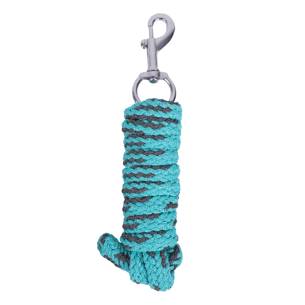 Lead-Rope-Color-Turquoise QHP " COLOR " vedimo virvė - Image 2