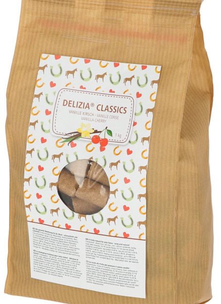 Skanukai Delizia vanilė su vyšniomis 1kg